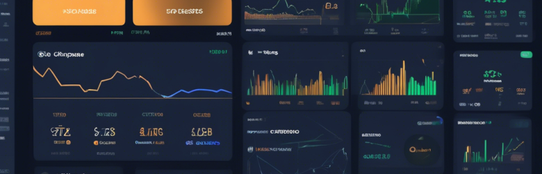 Create a detailed digital illustration of a user-friendly Coinbase interface for cryptocurrency trading. The image should feature a clean and modern design, depicting elements like the dashboard, trading charts, portfolio summary, and navigation tools. Include a person interacting with the interface on a laptop, with additional highlights like Bitcoin, Ethereum, and other popular cryptocurrencies. The background should subtly incorporate blockchain and digital currency motifs.