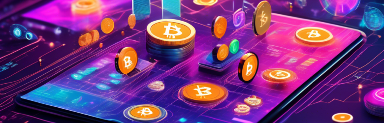 Create an image of a futuristic digital marketplace with vibrant holographic charts and graphs displaying various cryptocurrency exchange rates, with a central focus on a bitcoin symbol surrounded by other cryptocurrency icons. The atmosphere should be dynamic and high-tech, reflecting the complex and comprehensive nature of cryptocurrency trading.