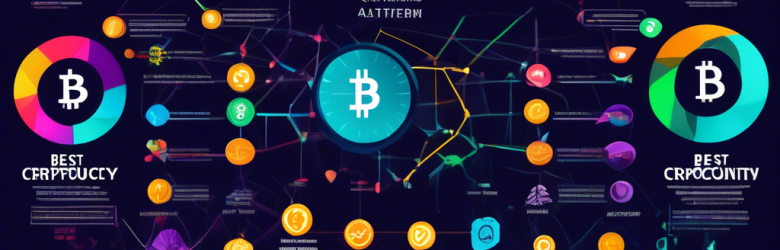 An eye-catching and colorful infographic showcasing various cryptocurrencies, with bold text highlighting 'Best Cryptocurrency to Invest in Now.' Include visual representations of popular coins like Bitcoin, Ethereum, and emerging altcoins, along with charts and graphs depicting market trends and potential growth. The background should be tech-themed, incorporating digital circuits or blockchain elements to convey a sense of innovation and finance.