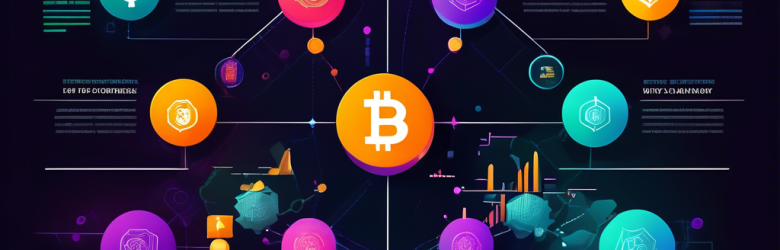 Create a visually striking infographic representing the concept of the best cryptocurrency. Include elements such as digital currency icons, blockchain technology images, and charts illustrating market trends. Use vibrant colors and modern design aesthetics to convey innovation and reliability in the financial sector.